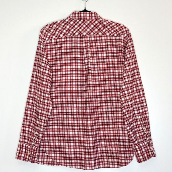 J. Crew 2023 Classic-fit Flannel Shirt Tartan Plaid Women's Size 6 - Picture 2 of 8